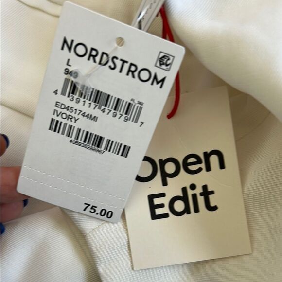 NWT Open Edit Ivory Women's Blazer Size Large - Picture 6 of 8